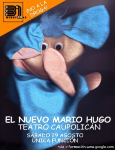 El nuevo Mario Hugo / Teatro Caupolicán / Sábado 29 agosto / única función