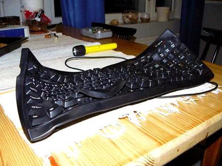 Teclado ergonómico