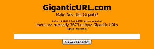 GIGANTIC URL